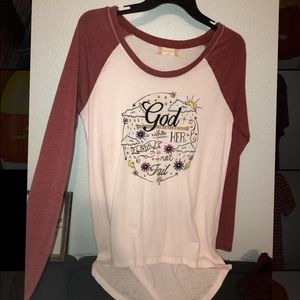 altard state high low graphic long sleeve (s)